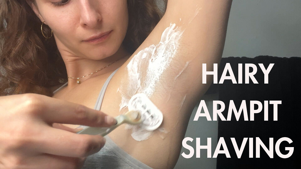 Hairy Armpit Shaving